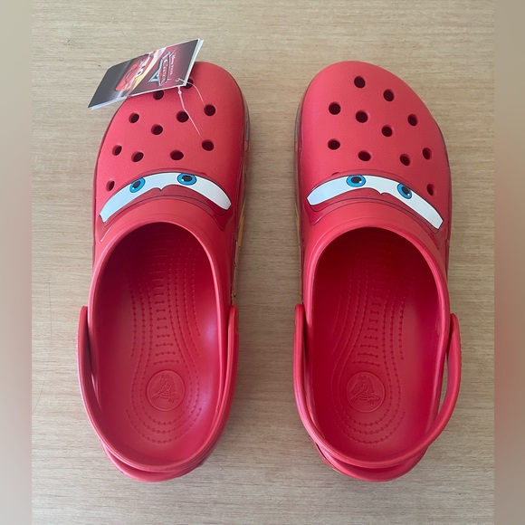 Crocs Classics Clog Lightning McQueen Disney Cars Men Size 11 205759-610 Comfort main image 12